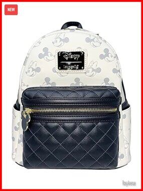 Loungefly Disney Mickey Mouse Shoulder Bag Faux Leather Double Strap Purse